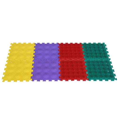 Модулен килим ORTHO PUZZLE, Микс Таралежи