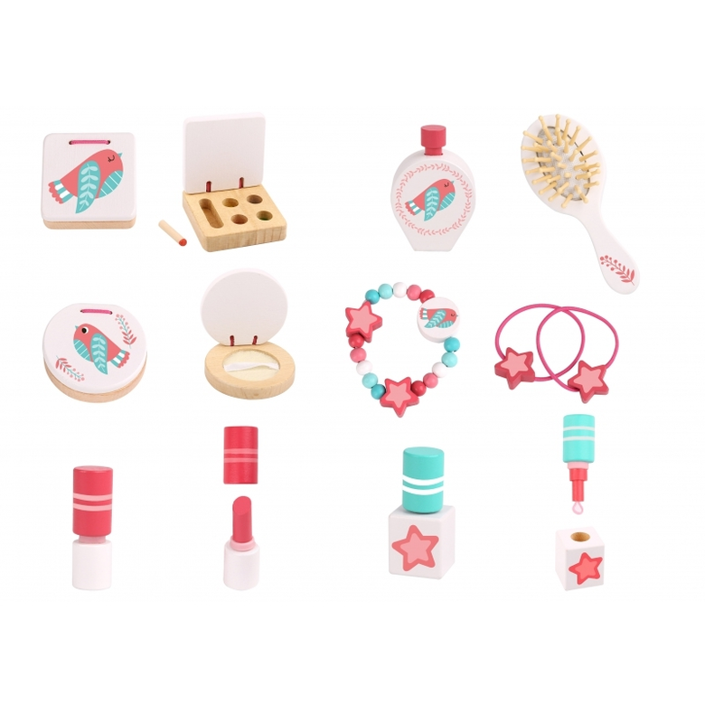 Детска дървена гримьорна с аксесоари от Tooky toy