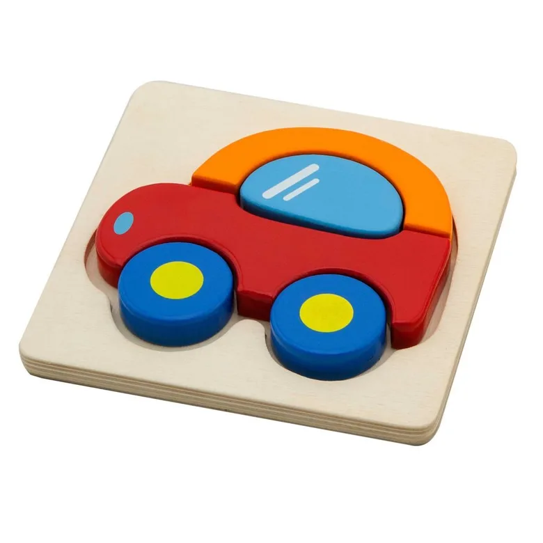 Детски пъзел Кола - дървена играчка от Viga toys