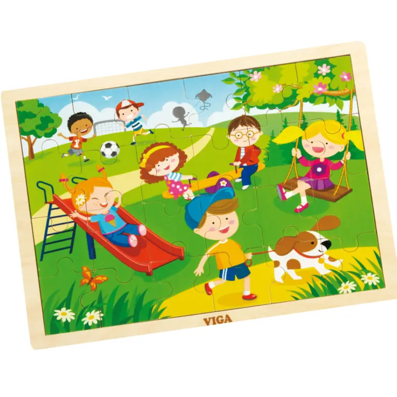 Детски дървен пъзел  Пролет от Viga Toys