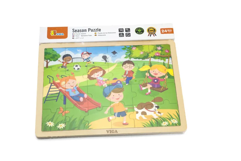 Детски дървен пъзел  Пролет от Viga Toys