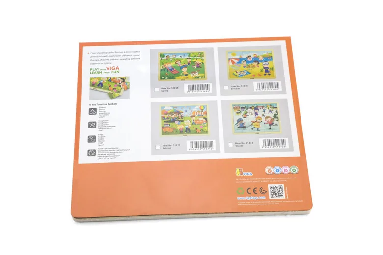 Детски дървен пъзел  Пролет от Viga Toys