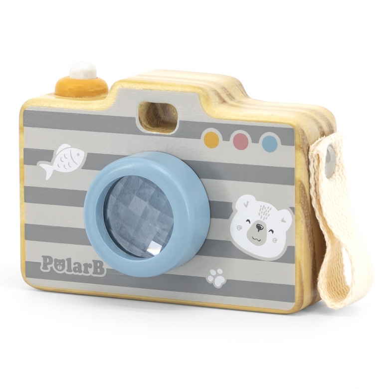 Viga Polar B фотоапарат за деца от дърво