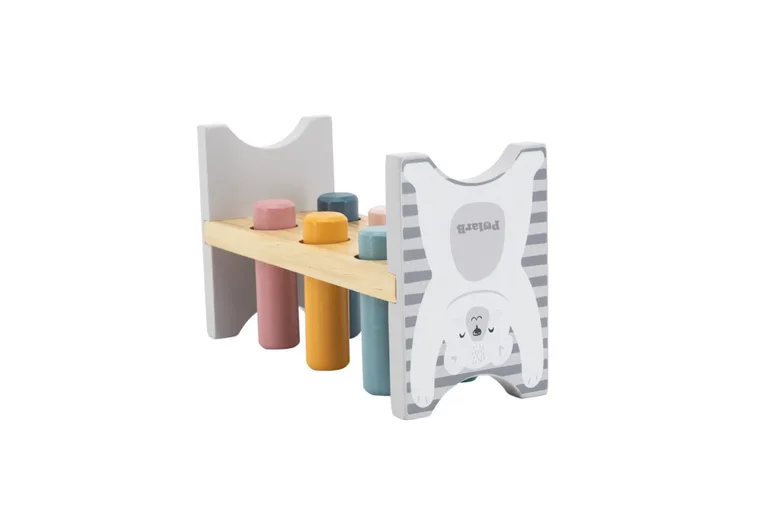 Дървена игра с чукче PolarB от Viga toys
