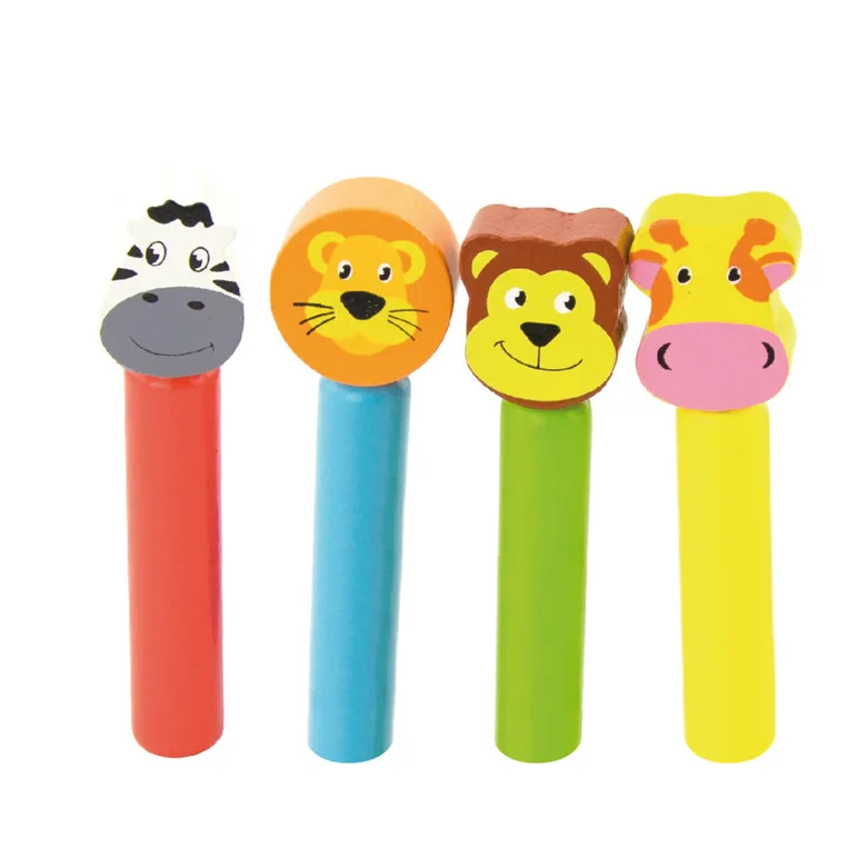 Дървена играчка с подскачащи животни от Viga toys
