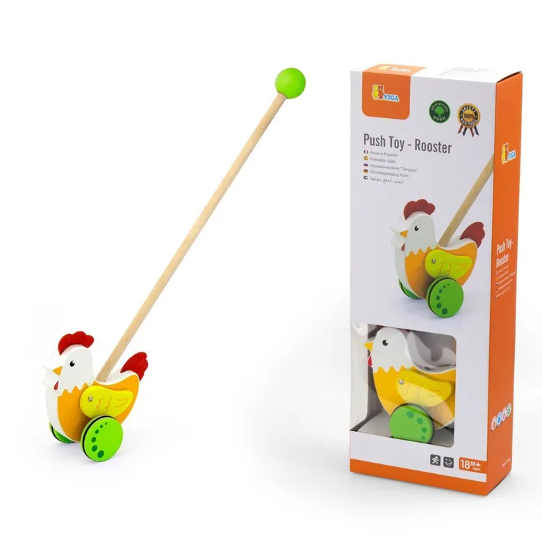 Дървена буталка - Петел от Viga toys