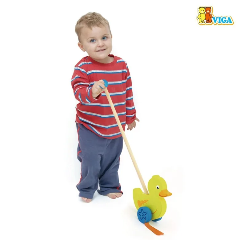 Дървена буталка - Пате от Viga toys