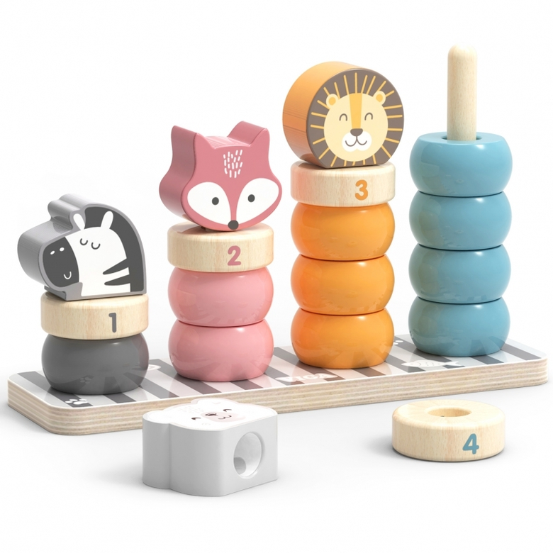 Дървена игра - Рингове за нанизване Polar B