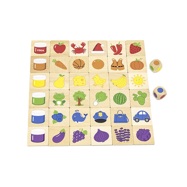 Образователна игра и пъзел с цветове от Viga toys