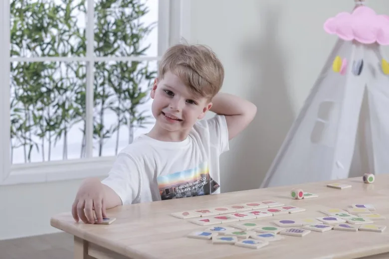 Образователна игра и пъзел с цветове от Viga toys