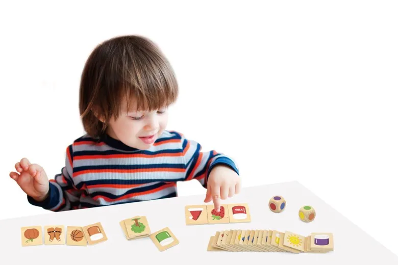Образователна игра и пъзел с цветове от Viga toys