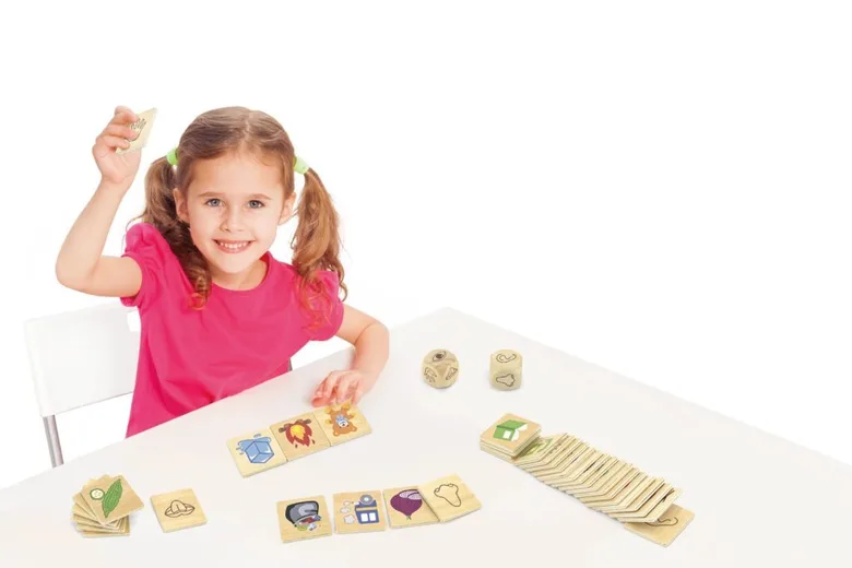 Дървена игра за запознаване със сетивата от Viga toys