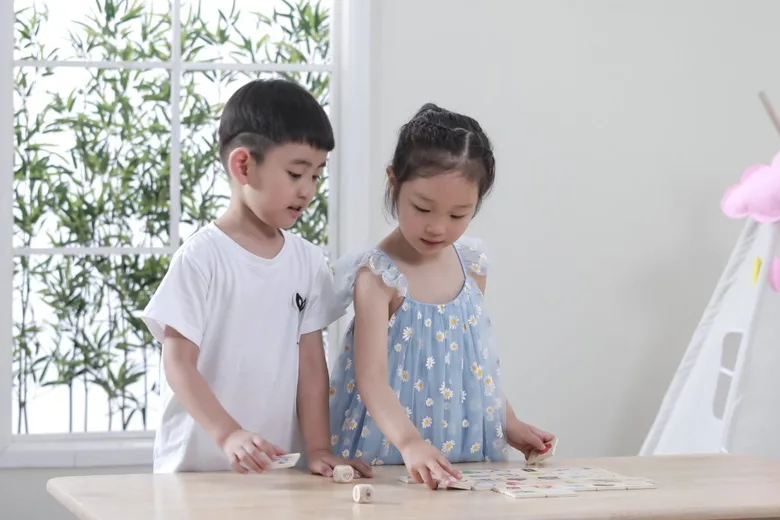 Дървена игра за запознаване със сетивата от Viga toys