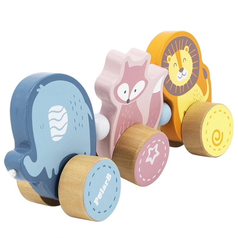 Дървена играчка за дърпане Polar B