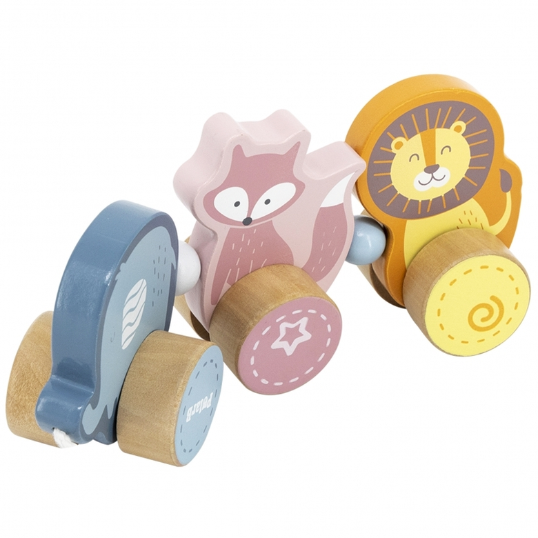 Дървена играчка за дърпане Polar B