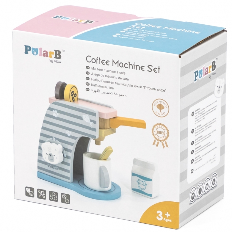 Дървена детска играчка - кафе машина Polar B