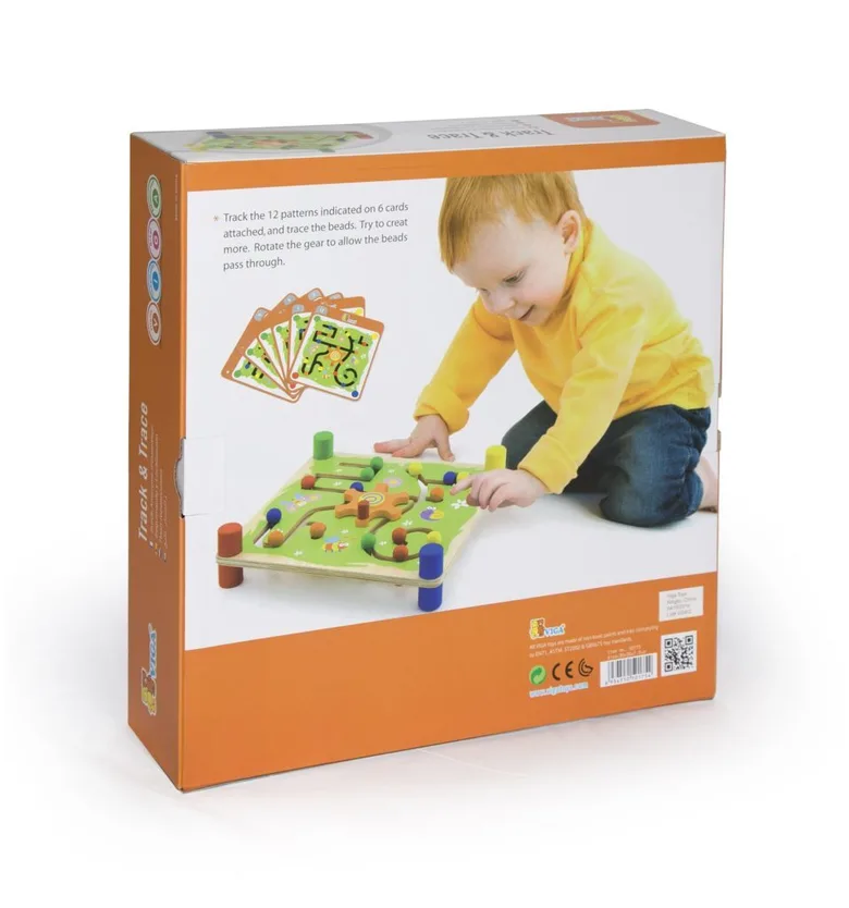 Образователна игра за проследяване - Трак от Viga toys