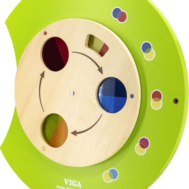 Мултифункционална играчка за стена - Гъсеница от Viga toys