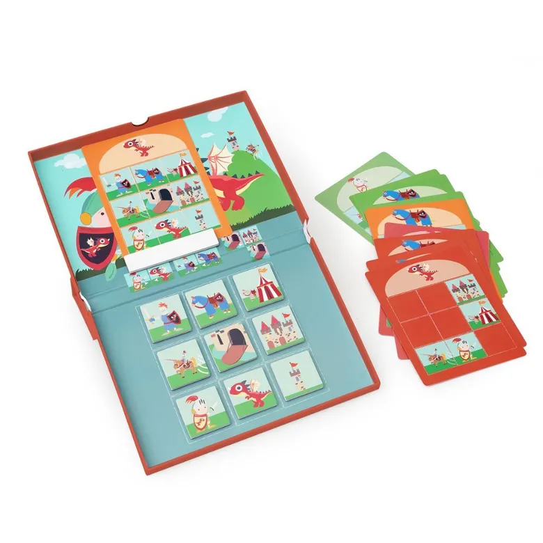 Scratch Логическа игра с магнити - Рицари и Дракони