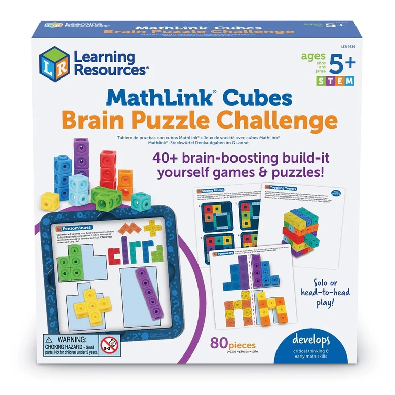 Образователна игра Mathlink Математически кубчета STEM изследователи, Learning resources, LER 9336