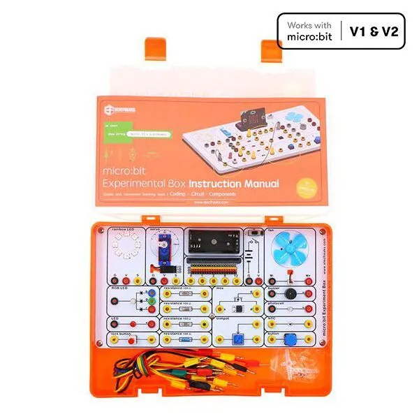 Комплект Експеримент Elecfreaks EF08200, с Micro:Bit платка, батерии AAA