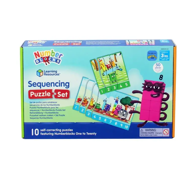 Комплект пъзел от 1-20, Numberblocks Puzzle Set от  Learning resources HM95403-UK