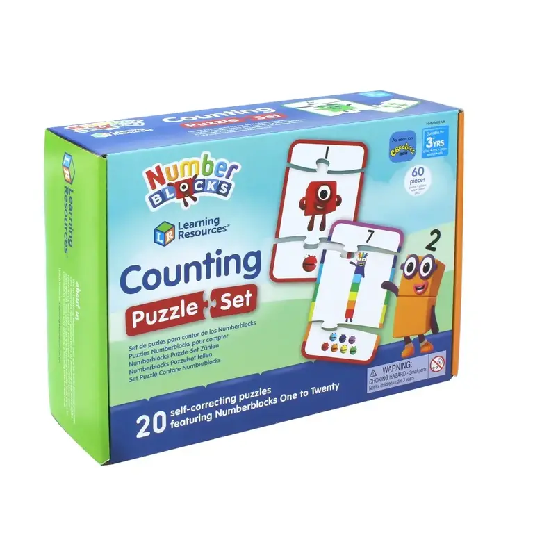 Комплект пъзел за броене Numberblocks от Learning Resources, HM95401-UK