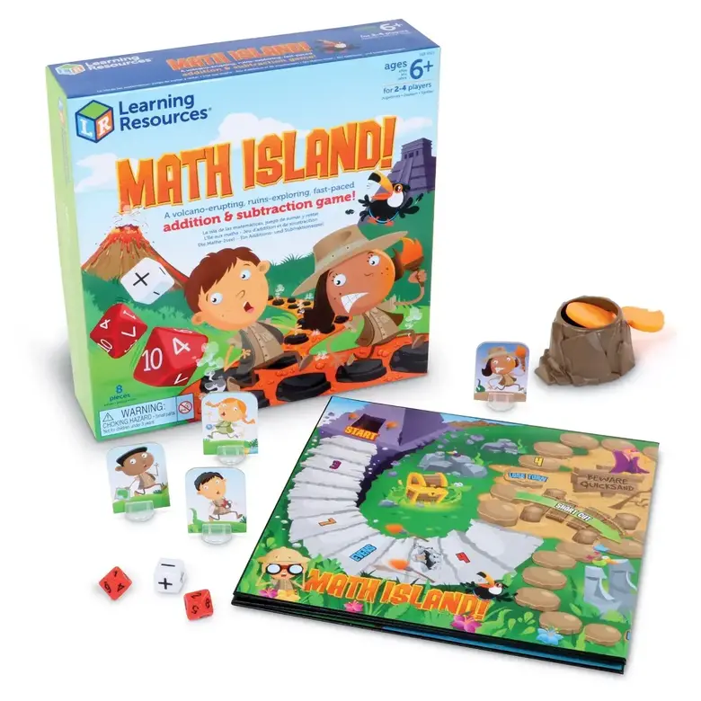  Игра Math Island Събиране и изваждане от Learning Resources, LER5025