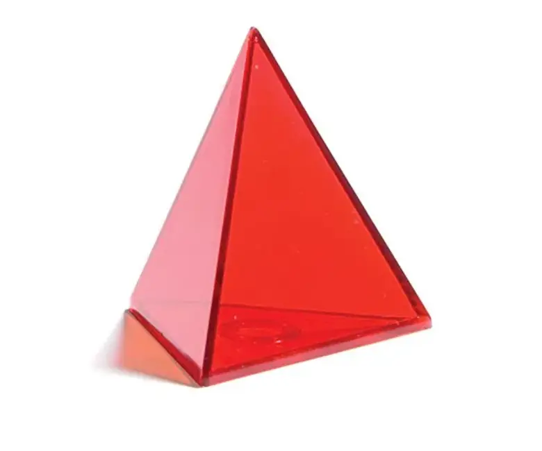 Цветни прозрачни геометрични фигури (14 бр.), Learning Resources, LER 4331
