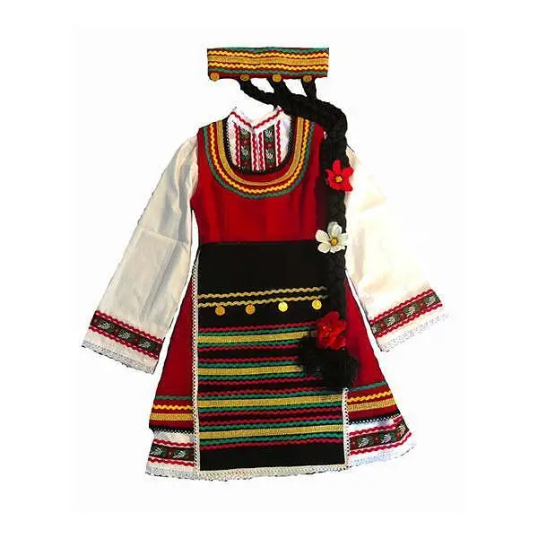 ДЕТСКА НАРОДНА НОСИЯ ЗА МОМИЧЕ - Модел 2