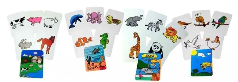 Игра с карти - Животните и техните местообитания