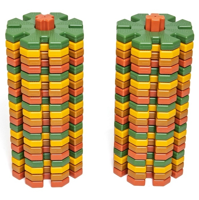 Конструктор Polydron - Осмоъгълници (40 части)