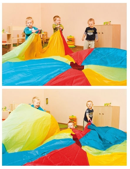 Парашут за игра с d=1.75м, с 8 дръжки