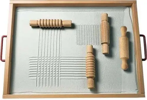 Валячета за игра, релефни, дървени, 4 броя