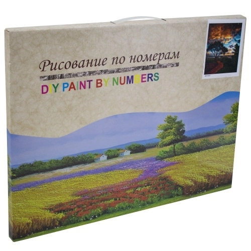 Комплект за рисуване по номера с платно 50х40 см, Модел 44