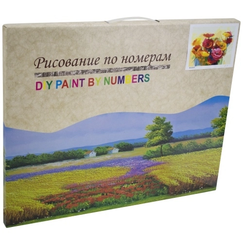 Комплект за рисуване по номера с платно 50х40 см, Модел 58