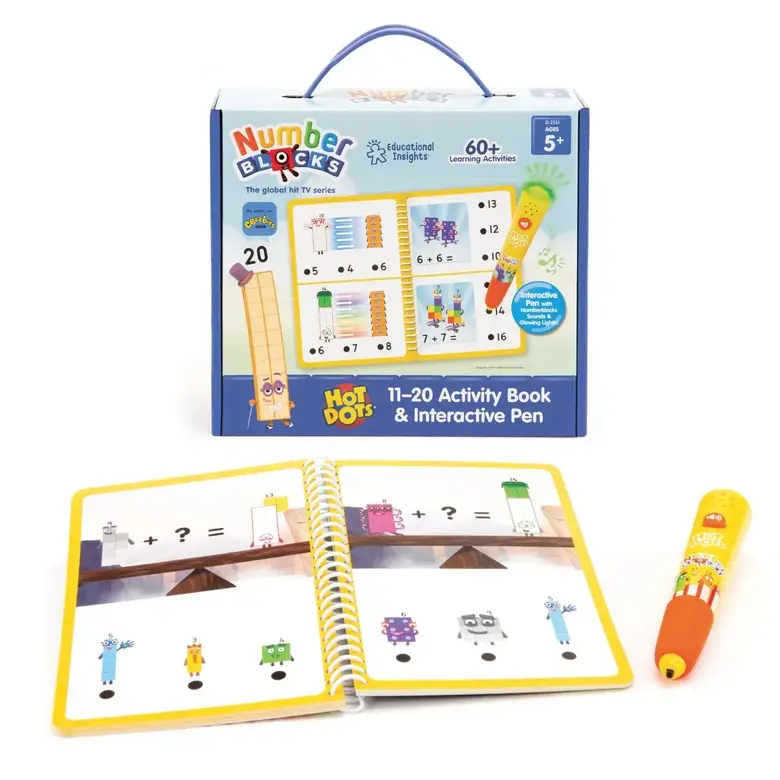 Hot Dots® Numberblocks® 11-20 С Книжка и интерактивна писалка