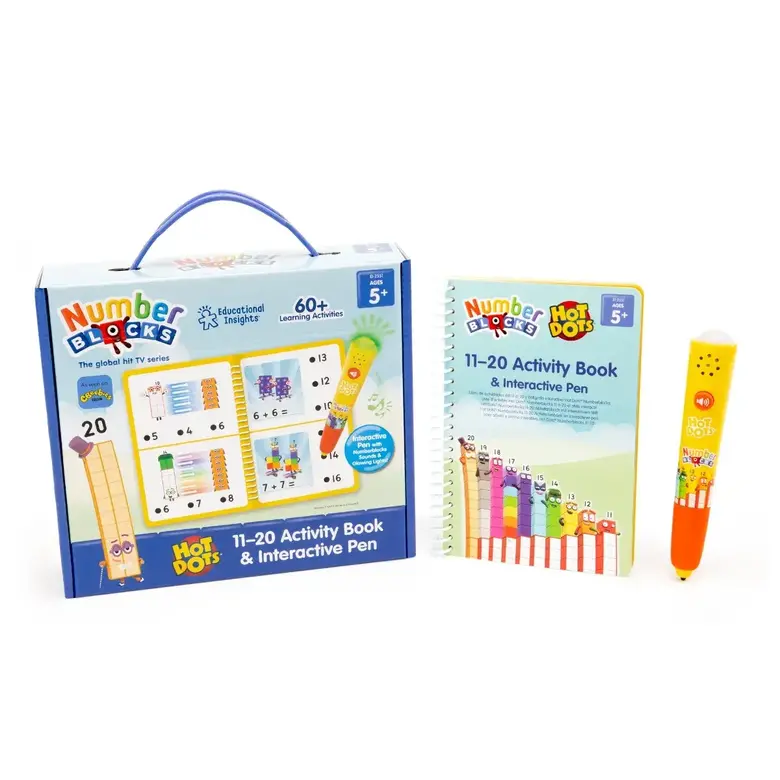 Hot Dots® Numberblocks® 11-20 С Книжка и интерактивна писалка