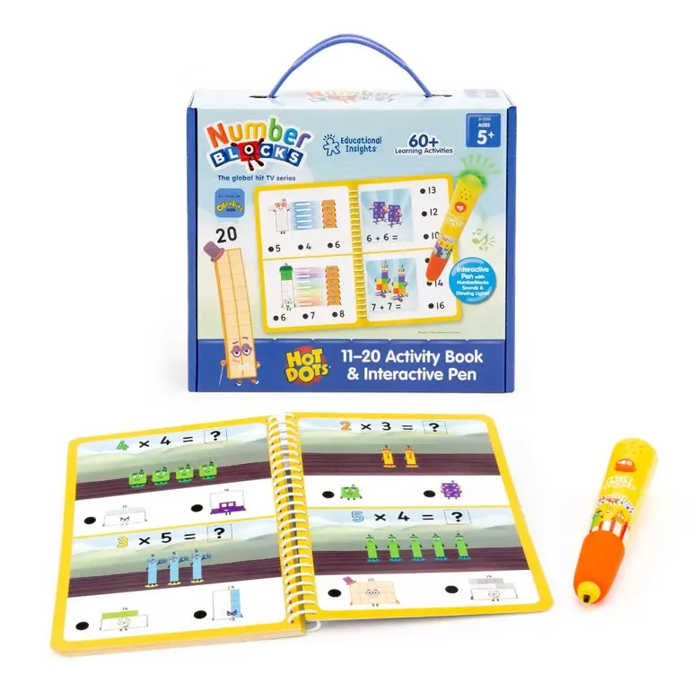 Hot Dots® Numberblocks® 11-20 С Книжка и интерактивна писалка