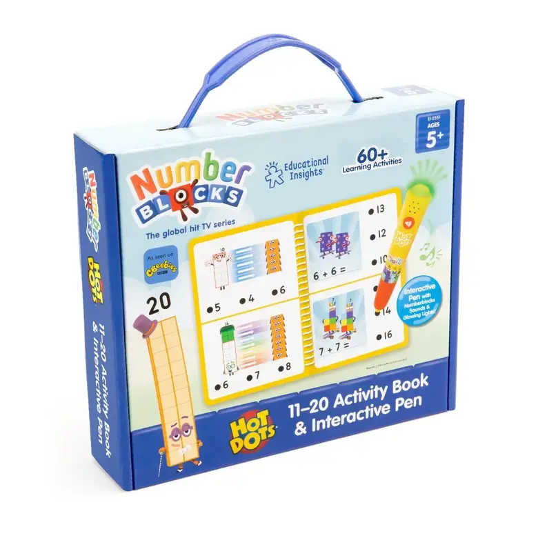 Hot Dots® Numberblocks® 11-20 С Книжка и интерактивна писалка