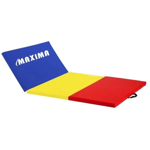 Дюшек за гимнастика MAXIMA, Сгъваем на 3 нива, 180х60х5 см, PU кожа, Пълнеж от EPE