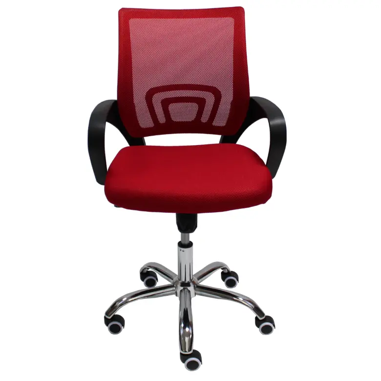 Работен стол Lori Black Chrome