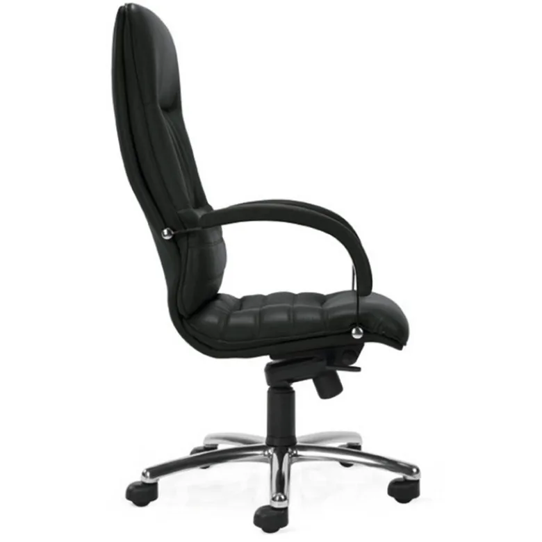 Мениджърски стол Linea Steel Leather