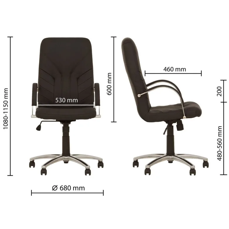 мениджърски стол Manager Steel SP