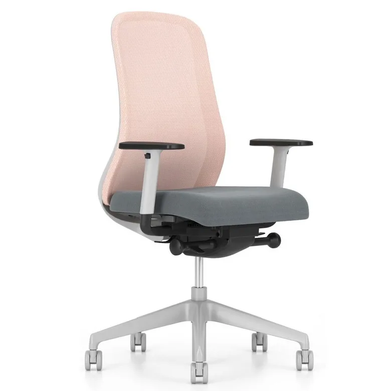Работен стол Souly Mesh Light Grey LUH2