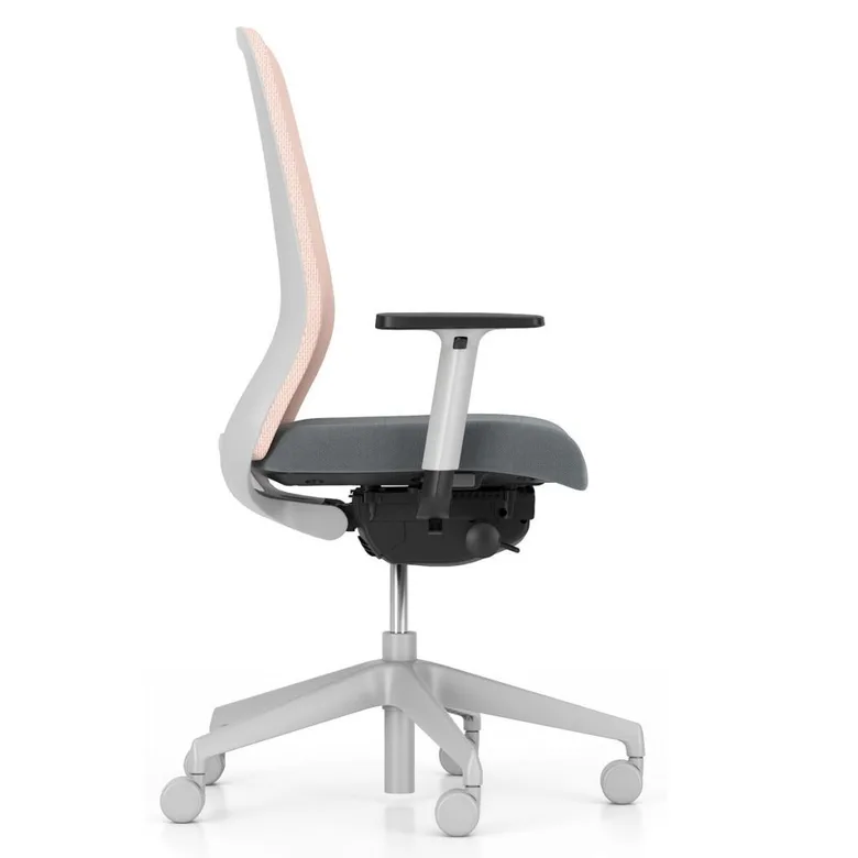 Работен стол Souly Mesh Light Grey LUH2