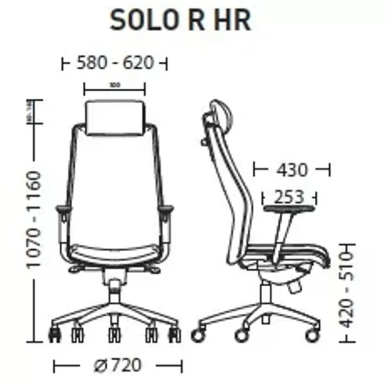 Работен стол Solo HR