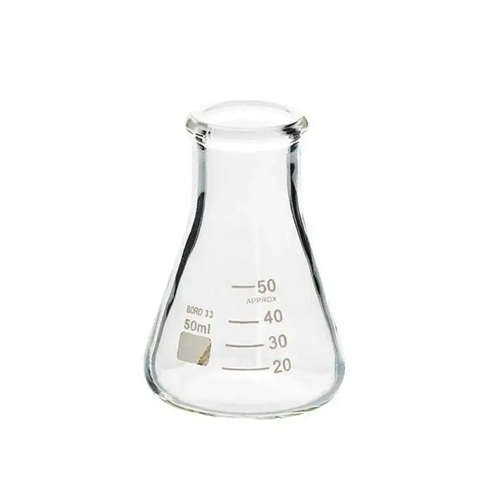 Gelsonlab Колба Ерленмайер, с тясно гърло, 50 ml, 10 броя