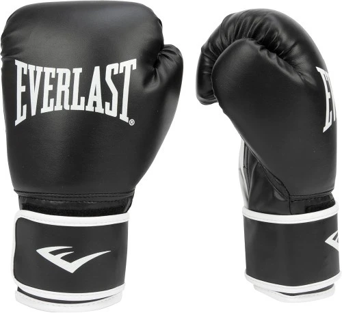 Тренировъчни ръкавици за бокс EVERLAST Core 2, S/M, Черни
