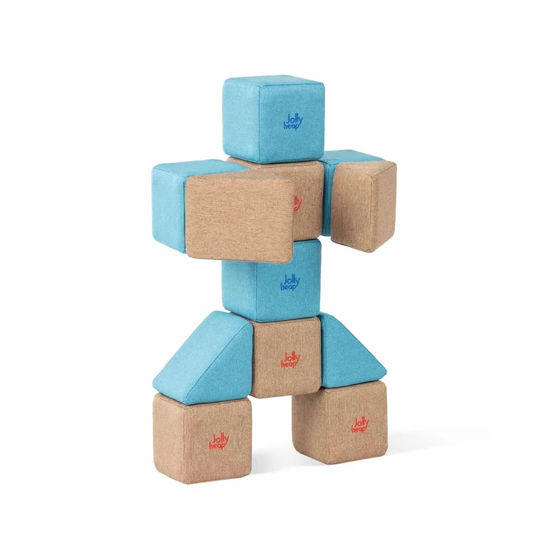 JollyHeap Pixi Магнитни кубчета  1625 12 бр. Жълто/оранжево